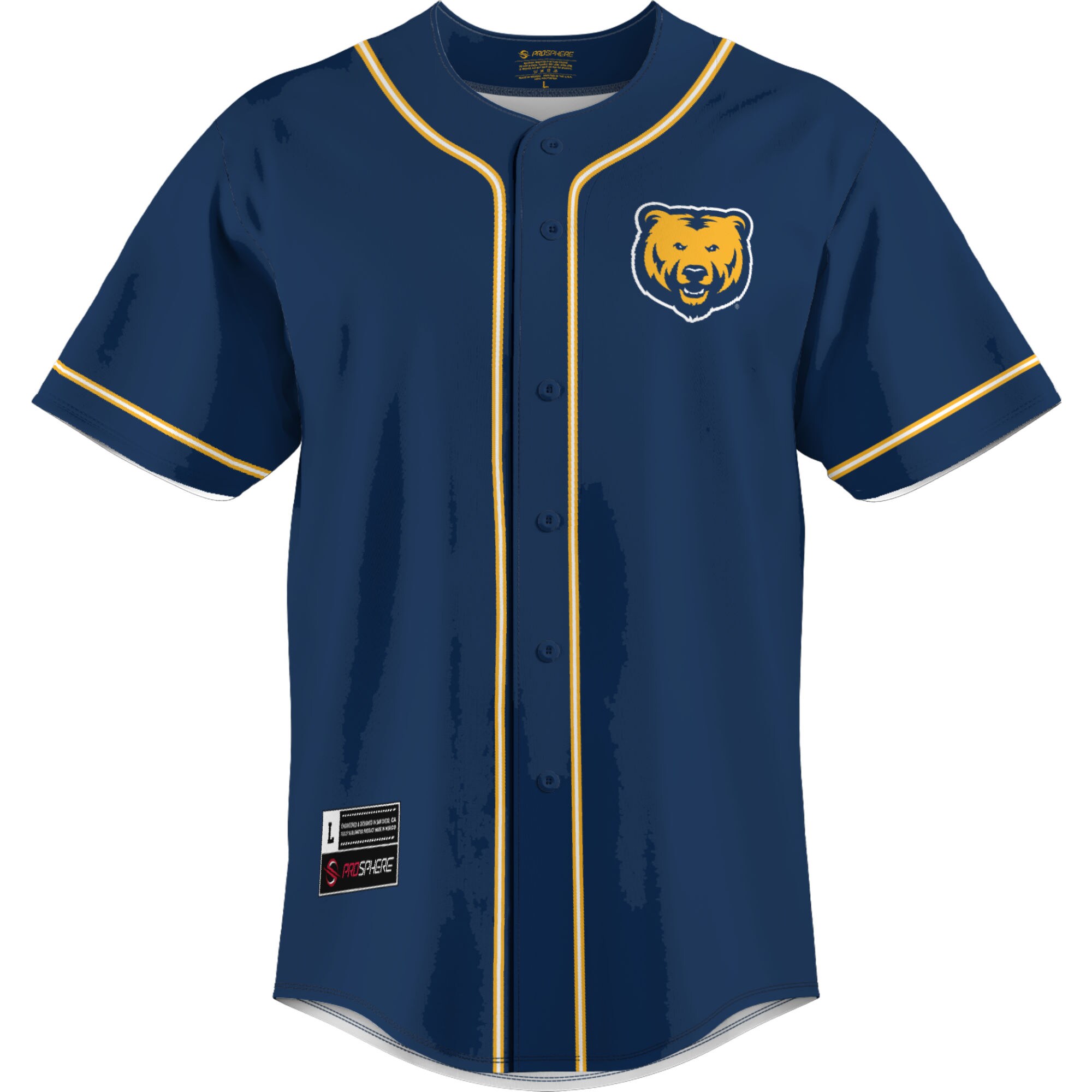 [NJP] Northern Colorado Bears GameDay Greats Lightweight Baseball Jersey - Blue