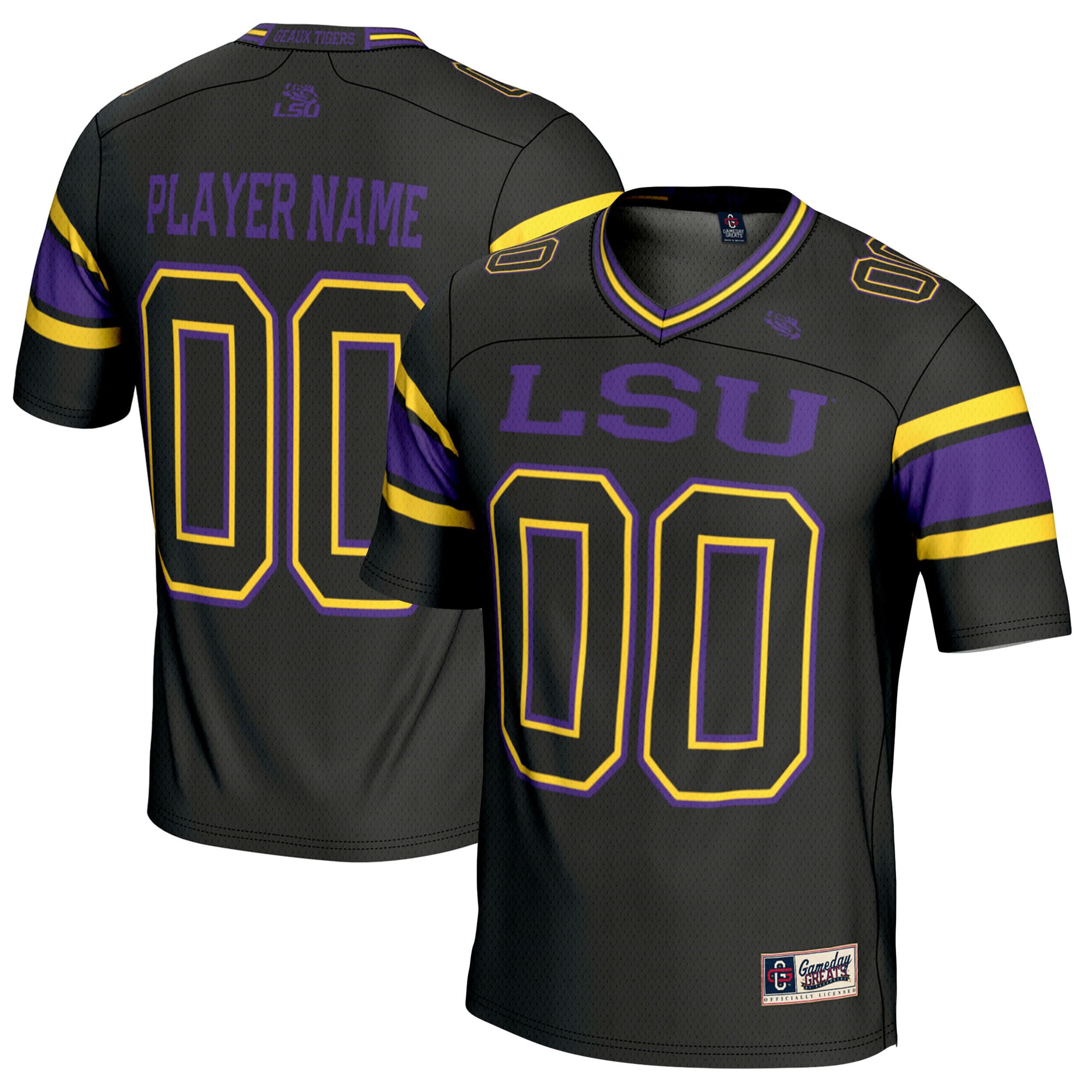 [DDG] Women's LSU Tigers GameDay Greats NIL Pick-A-Player Football Jersey - Black