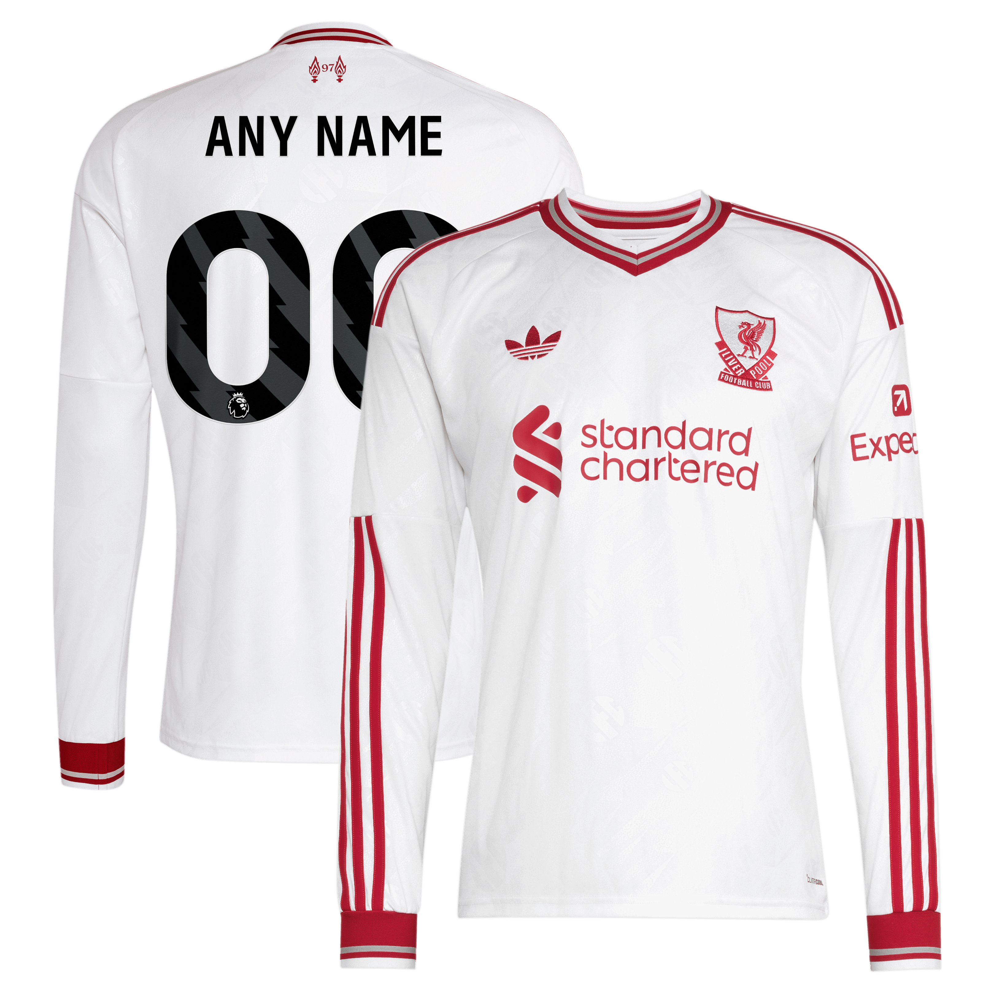[JED] Women's Liverpool 2026/27 Away Replica Custom Long Sleeve Jersey - White