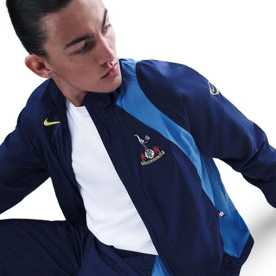 Tottenham Track Travel Jacket T90 Woven Gx 3rd Blue Void/pacific Blue/
