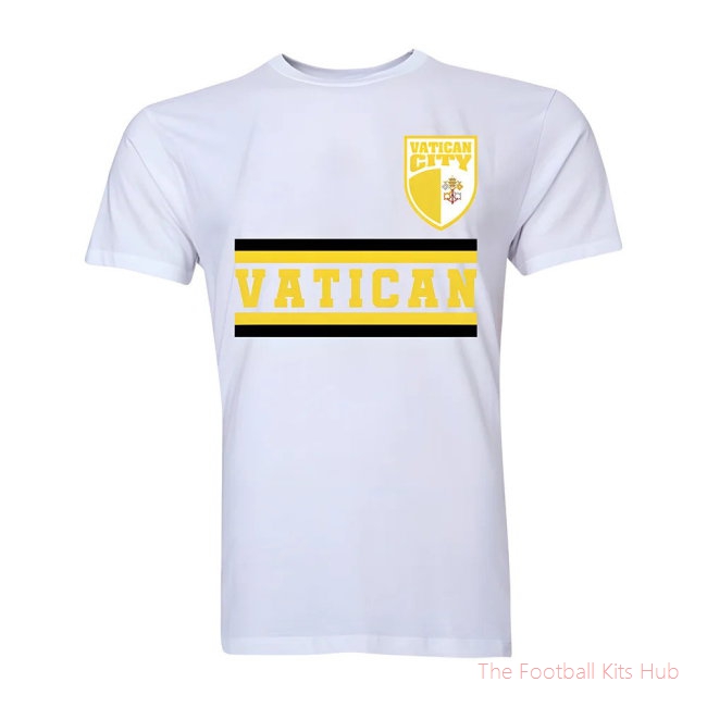 Vatican City Core Football Country T-Shirt (White)