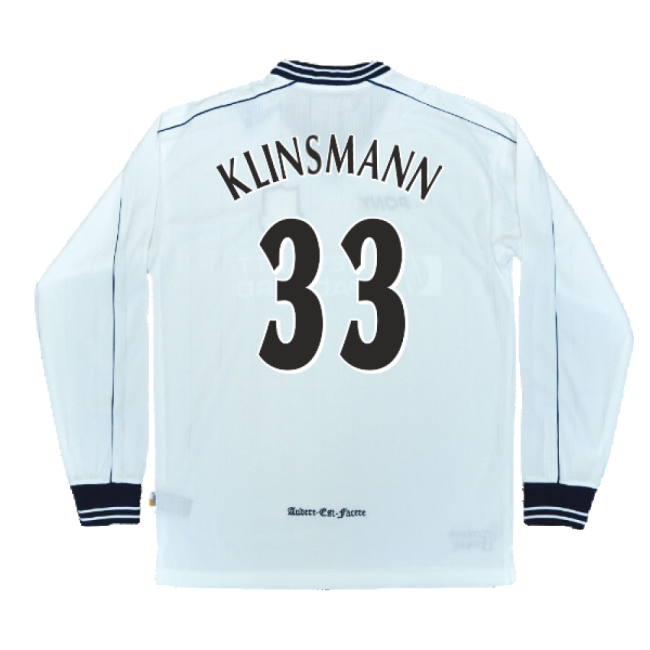 Elite 1997-1999 Thfc Home Ls Pony Retro Shirt (klinsmann 33)