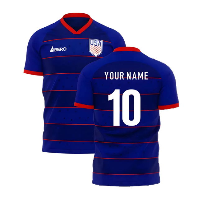 United States 2025-2026 Away Concept Football Kit (Libero) (Your Name)