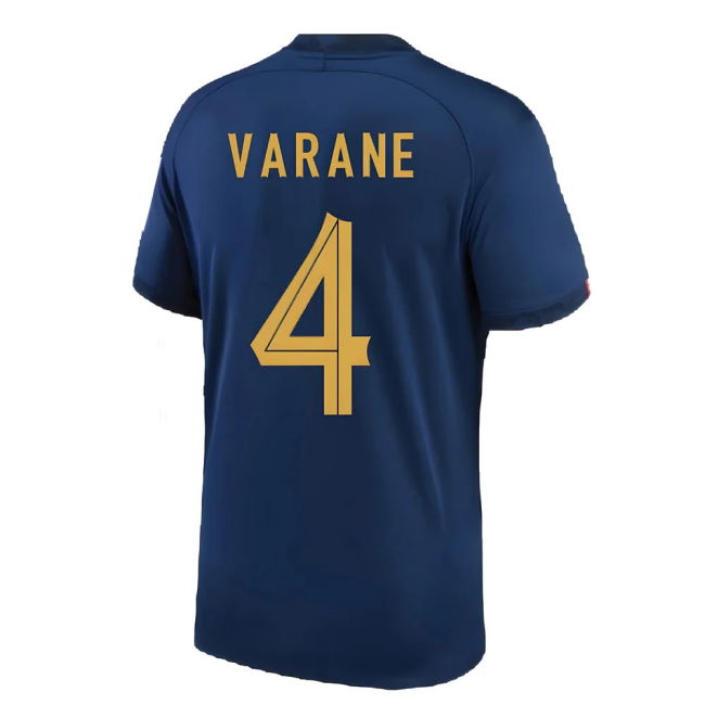 Official 2022-2023 France Home Soccer Replica Breathable