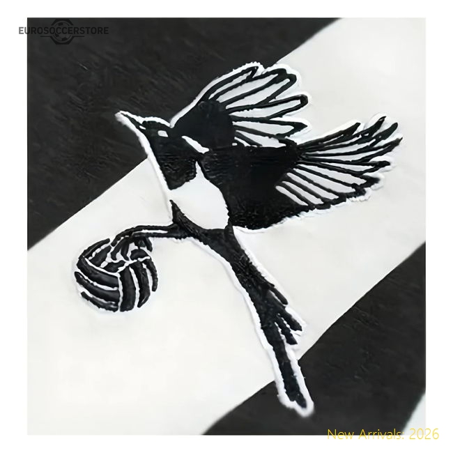 Newcastle Shearer Tribute Magpie Retro Football Shirt - Authentic Design
