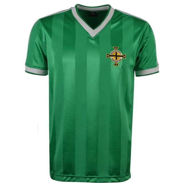 Northern Ireland 1984 Polyester Retro Football Shirt Premium
