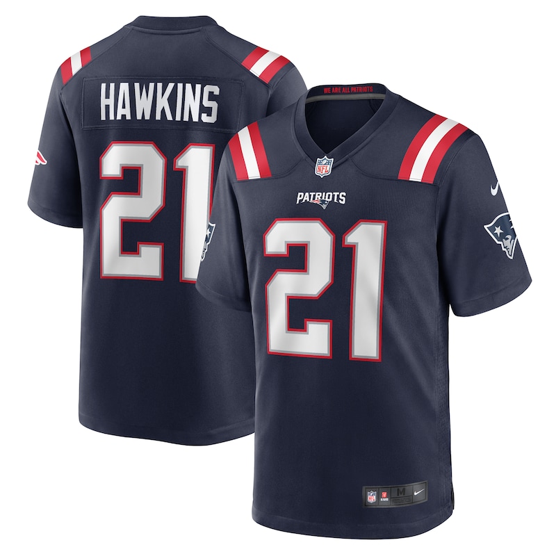 None Jaylinn Hawkins Fan Favorite NE Patriots Great Value Jersey