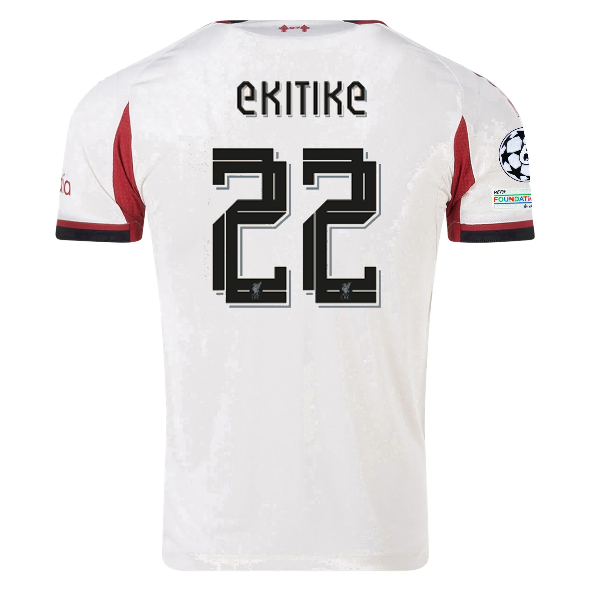 Liverpool 25/26 UCL Away Jersey – Ekitike #22