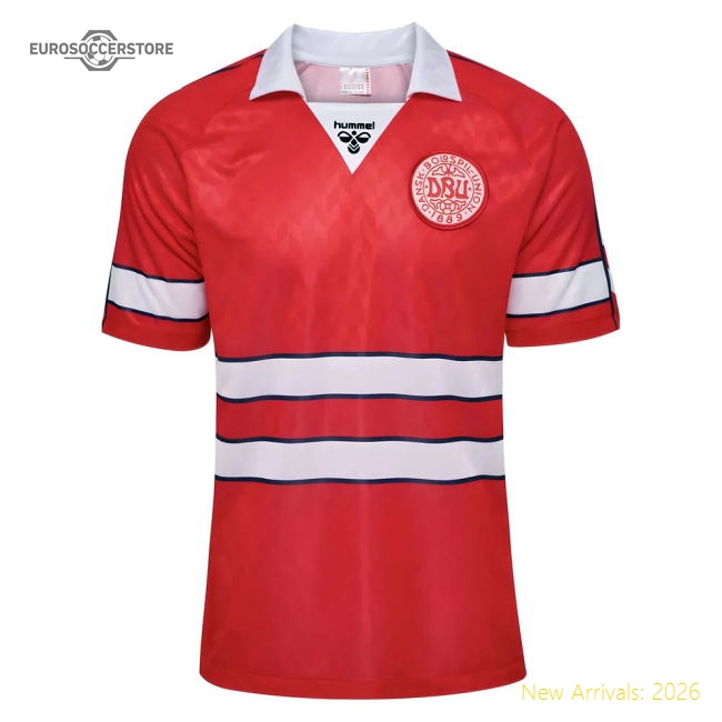 Premium Denmark 2024-2025 Home Shirt (den) Retro Mobility