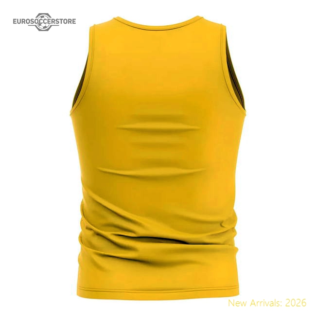 Premium Tanzania Core Football Country Sleeveless Tee (yellow)