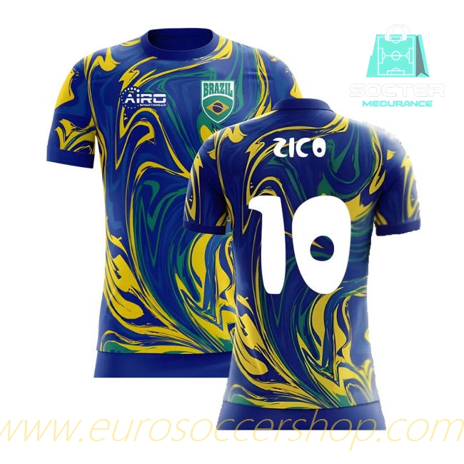 2025-26 Collection Brazilian National Team Away Football Shirt Concept Edition (Zico 10)