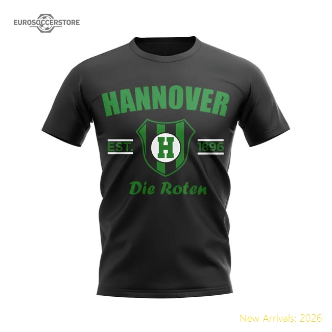 Hannover Established Football Fan T-shirt (black) - Official Design