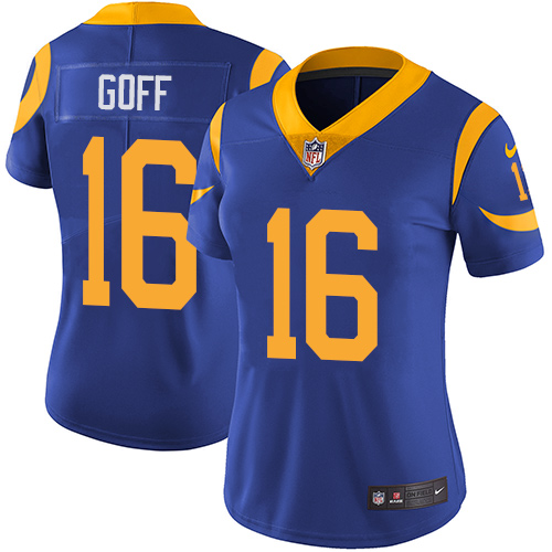 Authentic LAR Rams NFL #16 Jared Goff Limited Red Jersey - Fan Apparel
