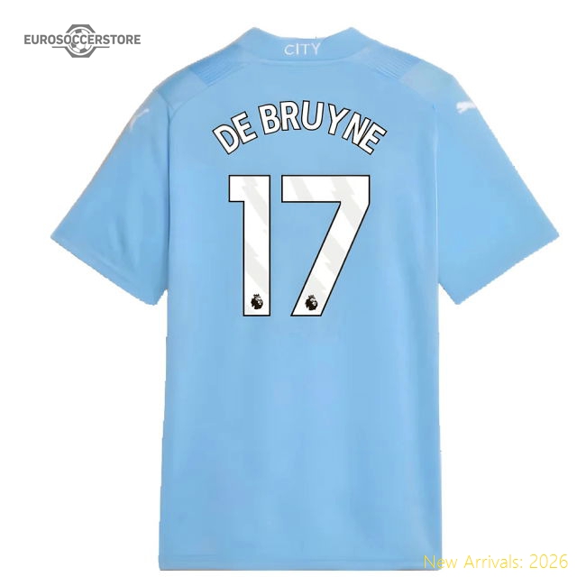 Superior 2023-2024 Man City Primary Kit Kids DE BRUYNE 17