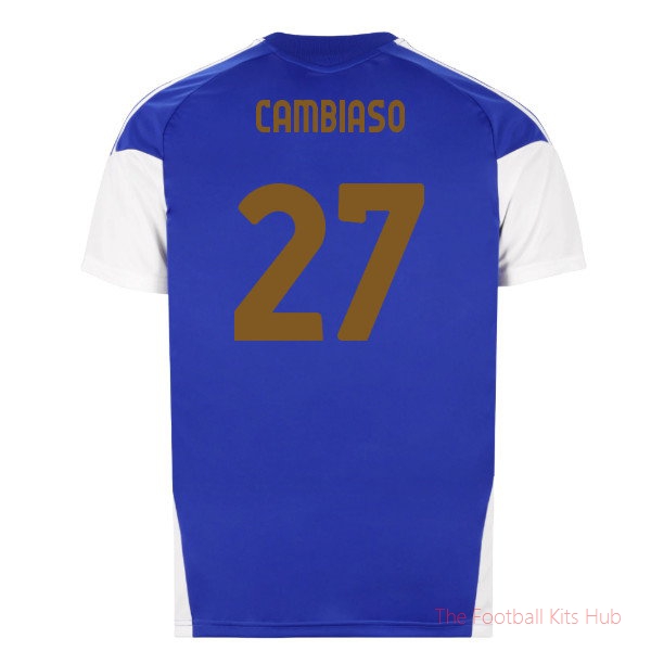 [L1D] 2026-2027 Juventus Training Jersey Bold Blue Cambiaso 27