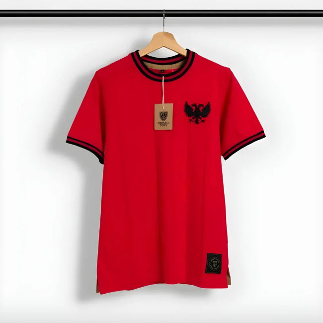 Albania Shqiponje Home Retro Football Shirt