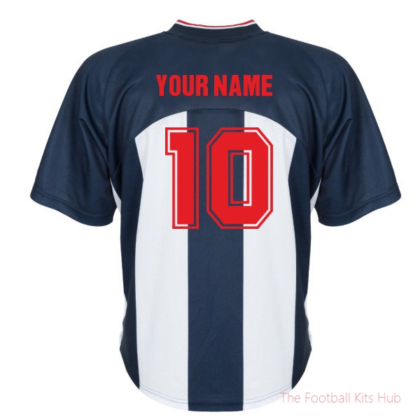 West Bromwich Albion Home Shirt Custom Name 1978 Match Kit