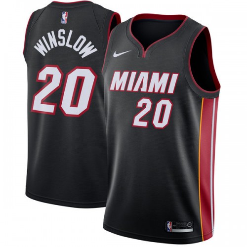Heat Black Miami Heat #20 Nike Jersey - Value-Priced Premium Quality