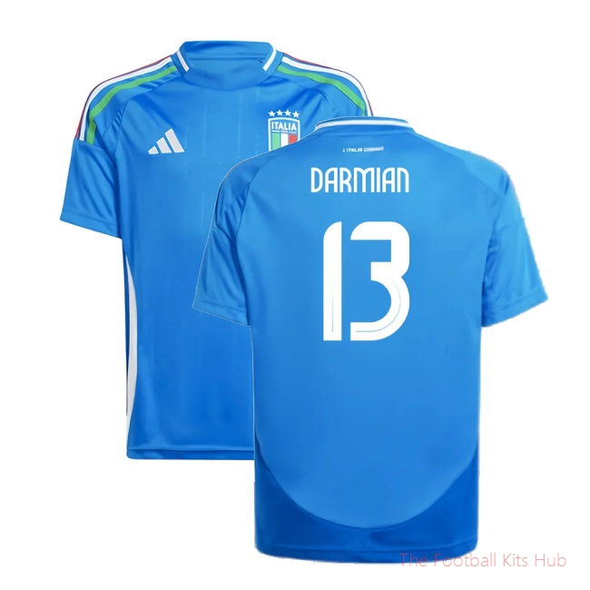 2024-2025 Italy Home Shirt (Kids) (DARMIAN 13)