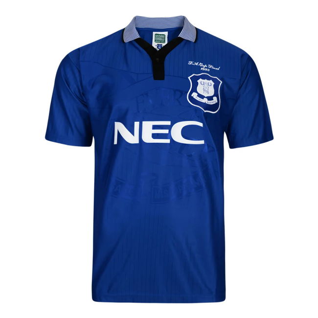 Everton 2020-25 Home Football Shirt Score Draw Everton (1995) L M S