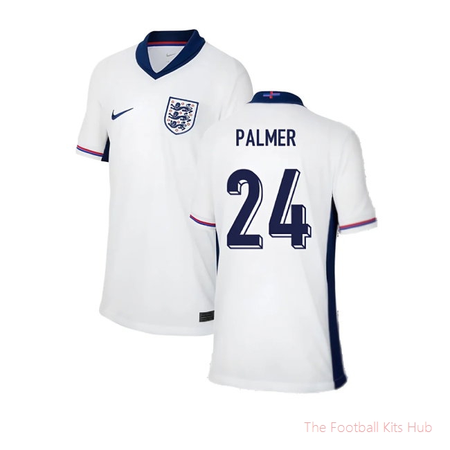 2024-2025 England Home Shirt (Kids) (Palmer 24)