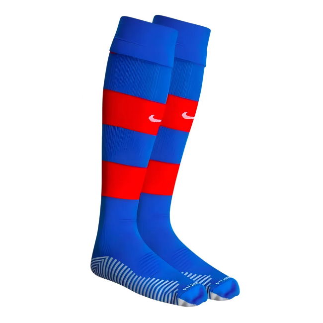 2023-2024 FC Barcelona Authentic Socks (Blue) | Premium