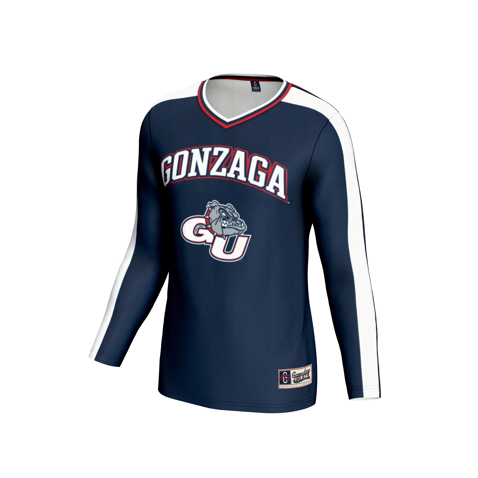[DDG] Gonzaga Bulldogs GameDay Greats Unisex #1 Lightweight Volleyball Fashion Jersey - Navy