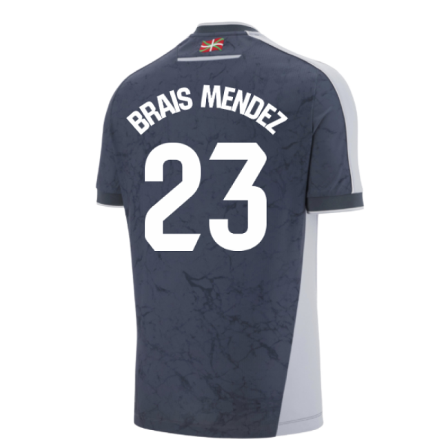 2025-2026 Real Sociedad Away Kit Shirt (Brais Mendez 23)