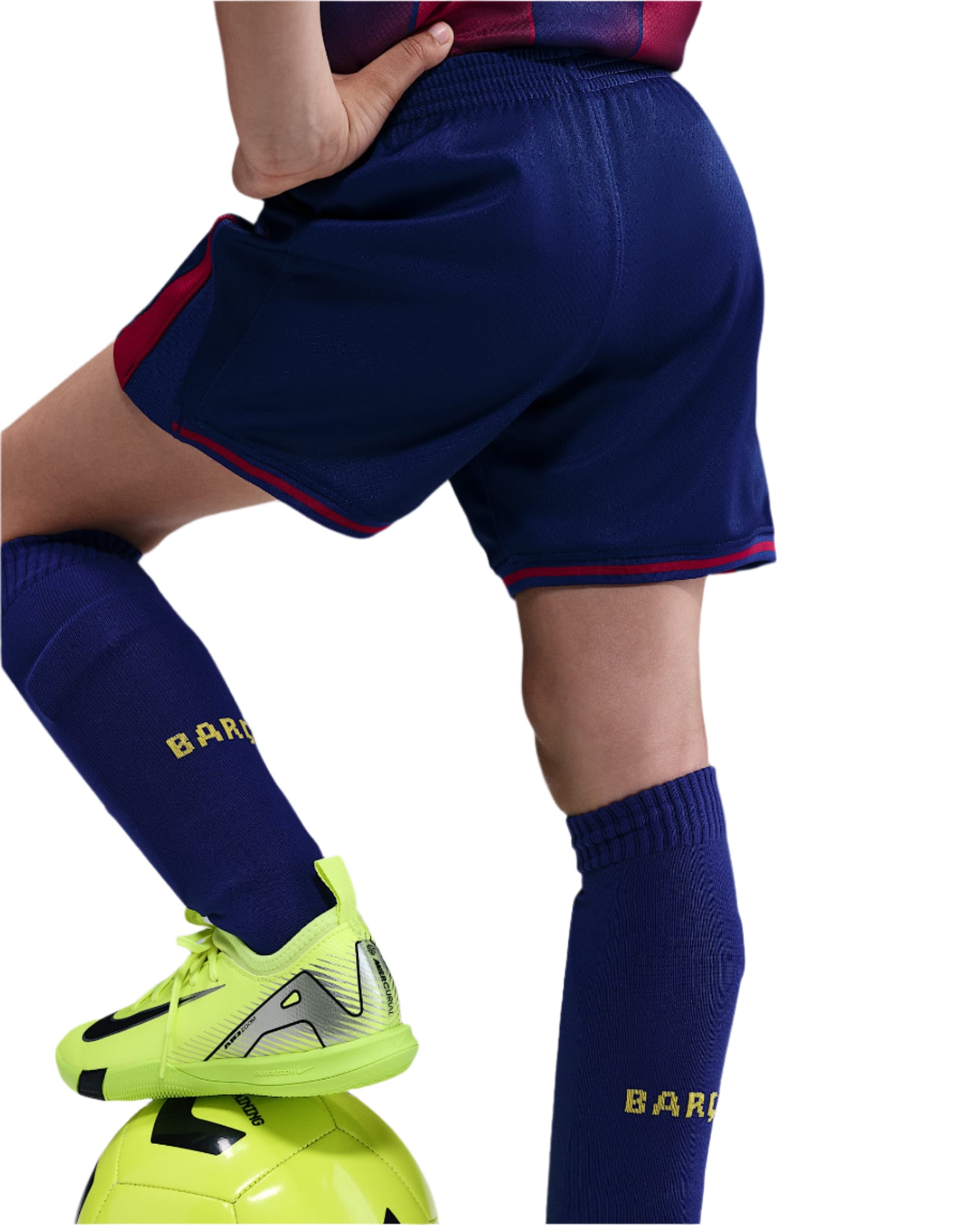 Barcelona Gold) 2025-2026 UCL Home Jersey – Authentic Shirt