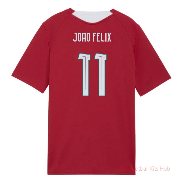 [JED] 2026/27 Portugal Training Jersey (Red) - Kids (Joao Felix 11)