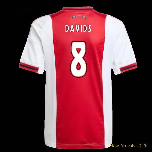 Child-friendly Football Team Kids Davids Jersey 2025-2026 Stretchy