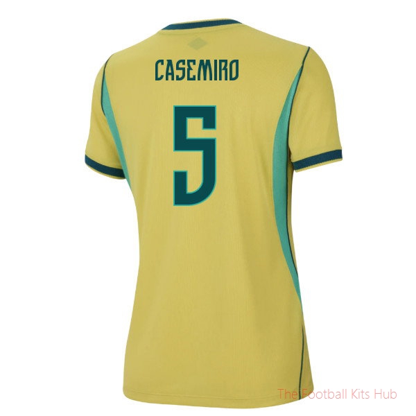 Fan Edition Brazil 2026-2027 Home Shirt (Womens) (Casemiro 5)