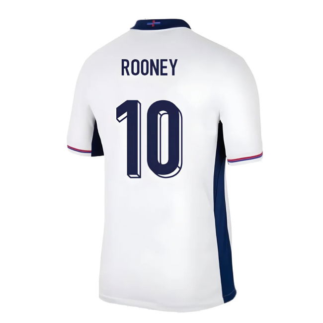 Rooney 10 Elite Style England Elite Design Home Professional Jersey
