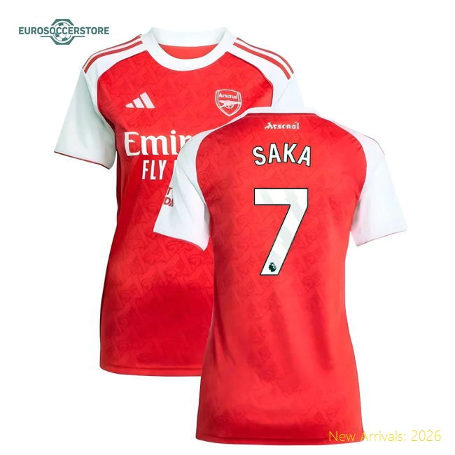 Elegant Arsenal Womens Saka Jersey 2025-2026 Flexible Smooth