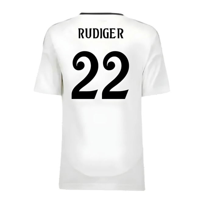 2024-2025 Real Madrid Home Youth Kit (Rudiger 22)