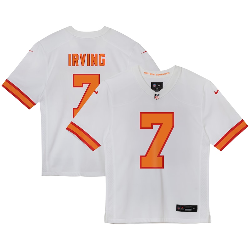 None Bucky Irving 76 Tampa Bay Buccaneers Iconic Replica Jersey