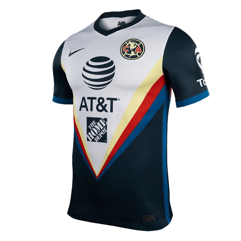 Elite Series Club America 20-21 Navy Away Soccer Jersey Shirt