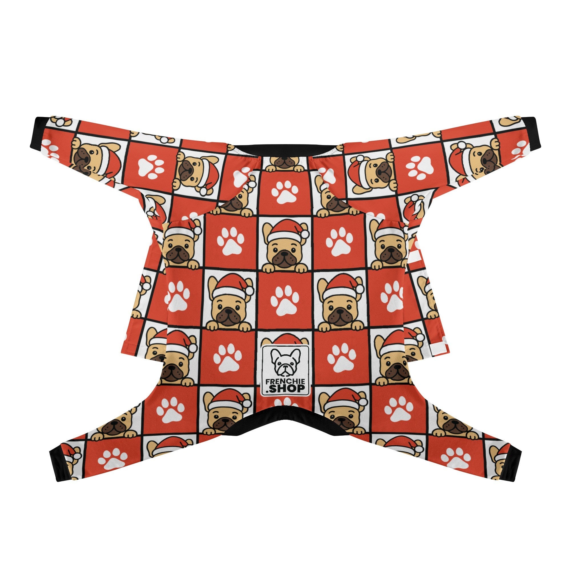 Frenchie Frenchie Fred - Warm Frenchie Pajamas Indoor Use