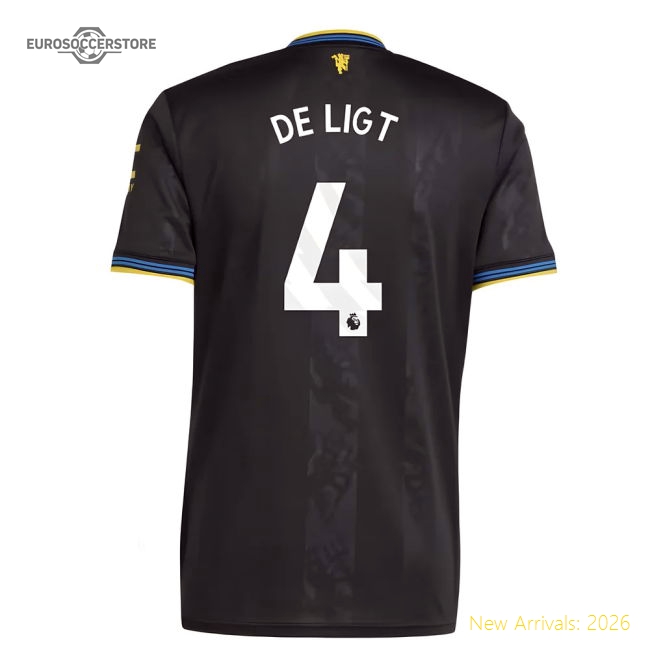 Top-grade 2025-2026 Manchester United Third Shirt (de Ligt 4)