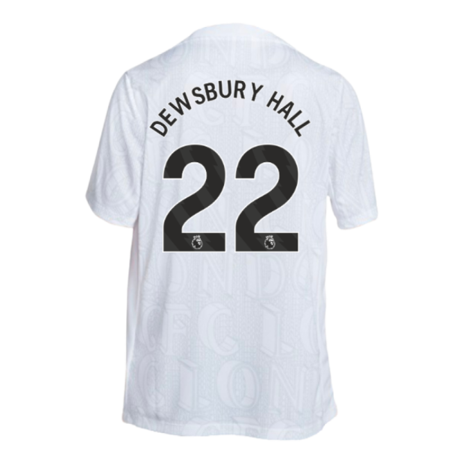 Chelsea Chelsea Academy Pro Pre Match Football Top White Dewsbury ...