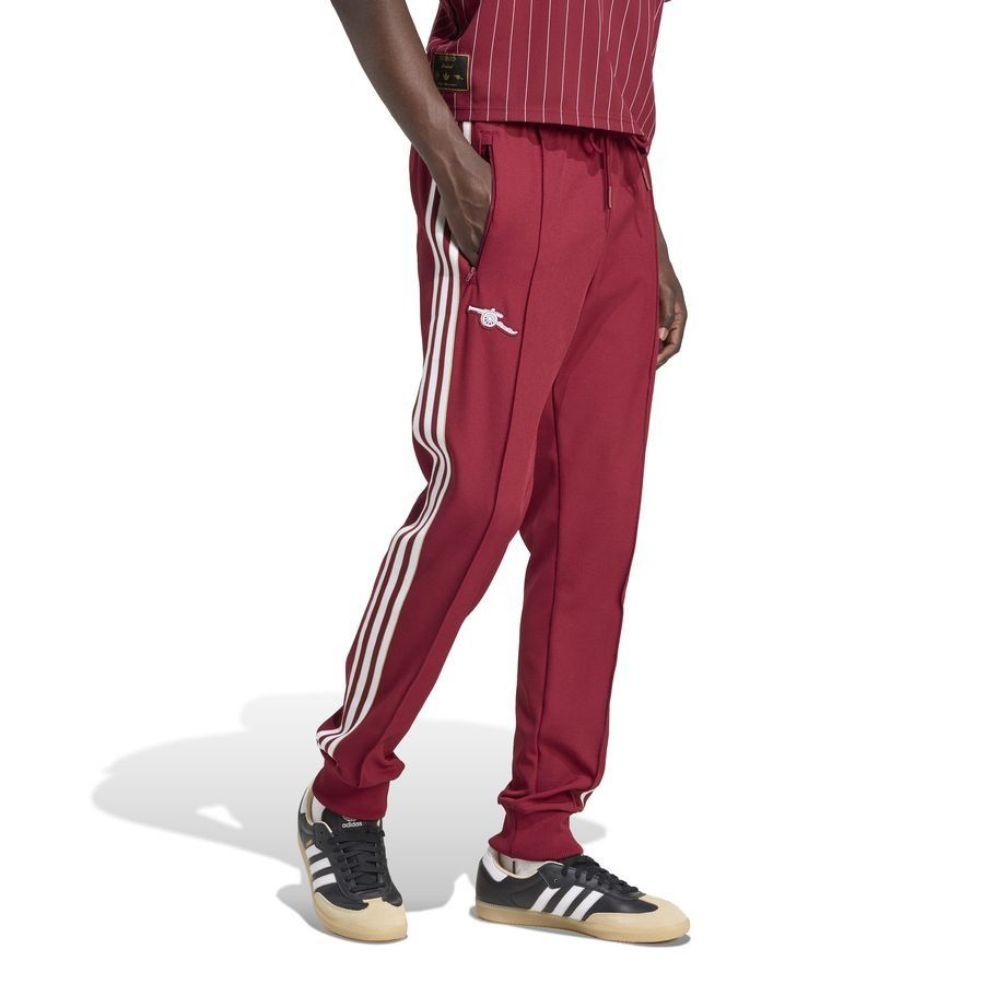 Arsenal Training Trousers Terrace Icons Collegiate Burgundy