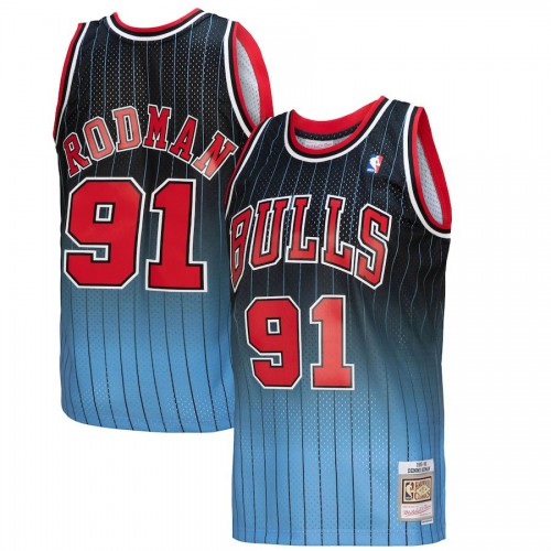 Dennis #91 CHI Premium Quality NBA Swingman Jersey Basketball