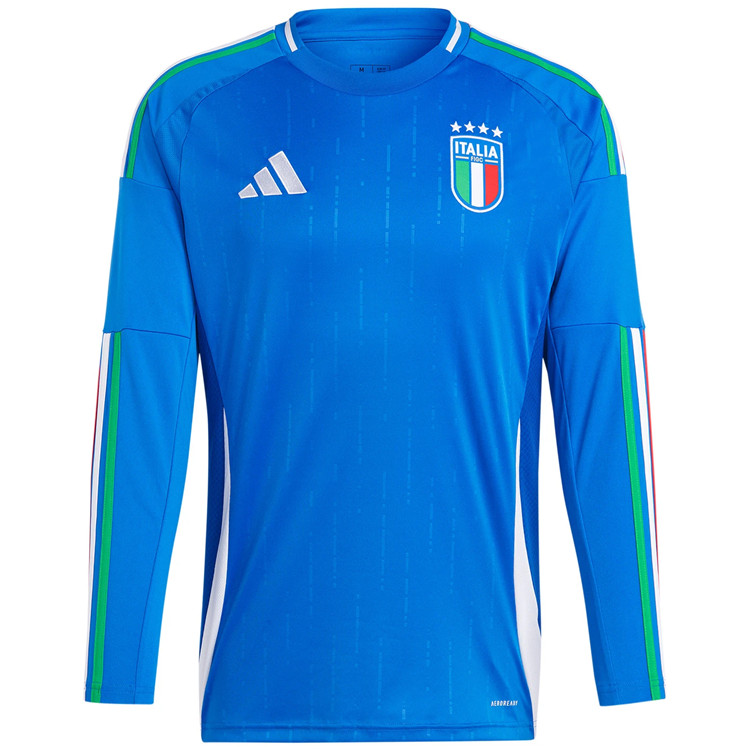2024 Italy Home Long Sleeve Shirt - Official Replica 6451