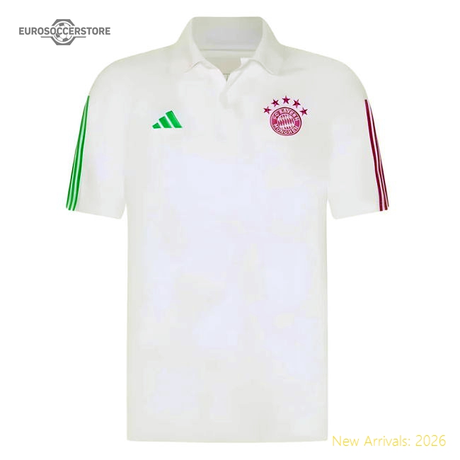 Supporter High-Quality 2023-2024 Bayern Munich Polo Shirt (White)