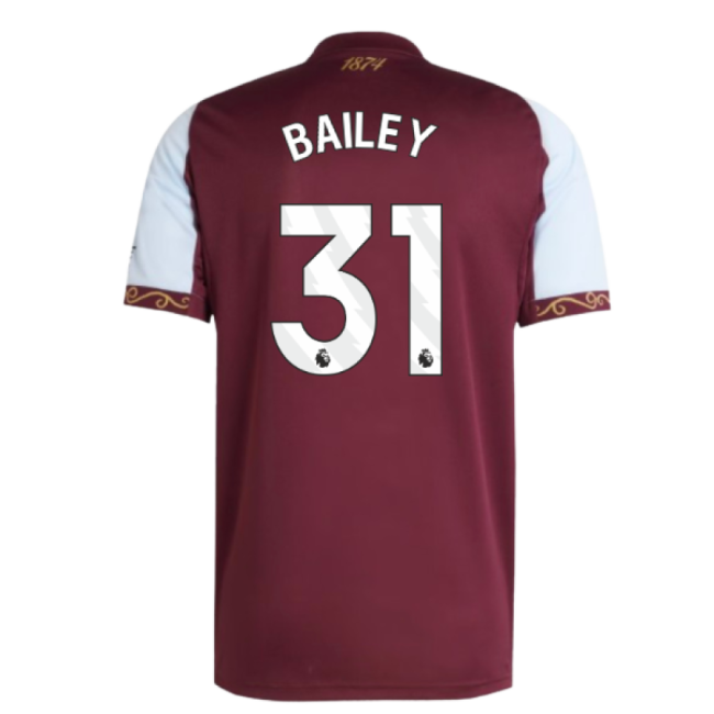 Bailey 31 Genuine Copy Aston Villa Home Supporter Kit for Adults