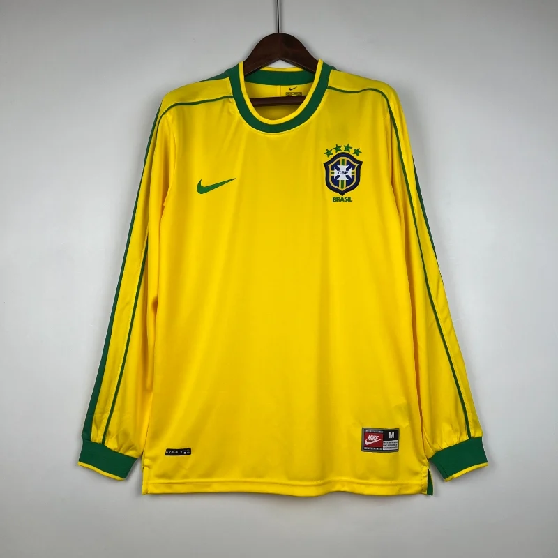 1998 Brazil Long Sleeve Jersey retro kit