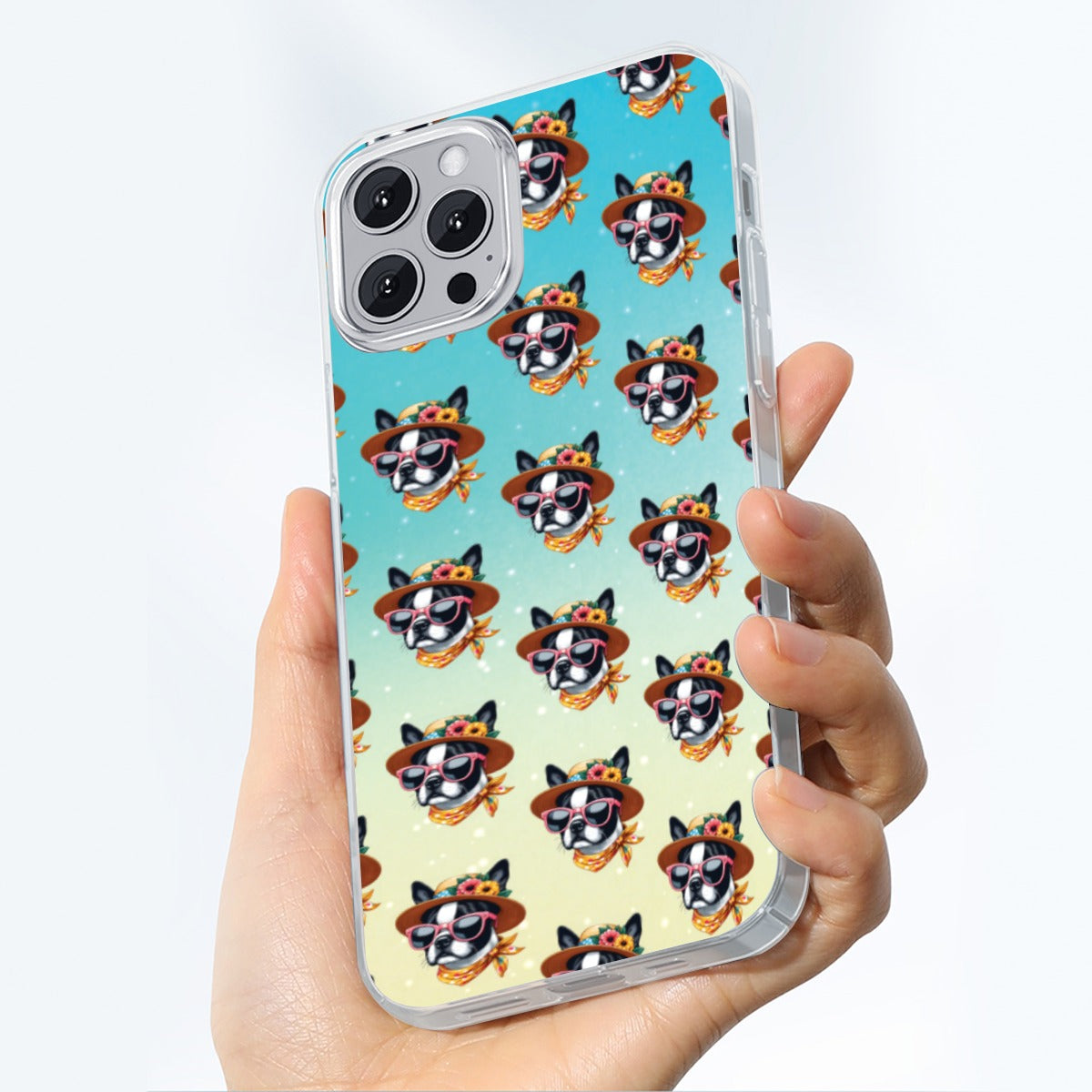 Stella - Casual Iphone Case For Boston Terrier Lovers Outdoor Style