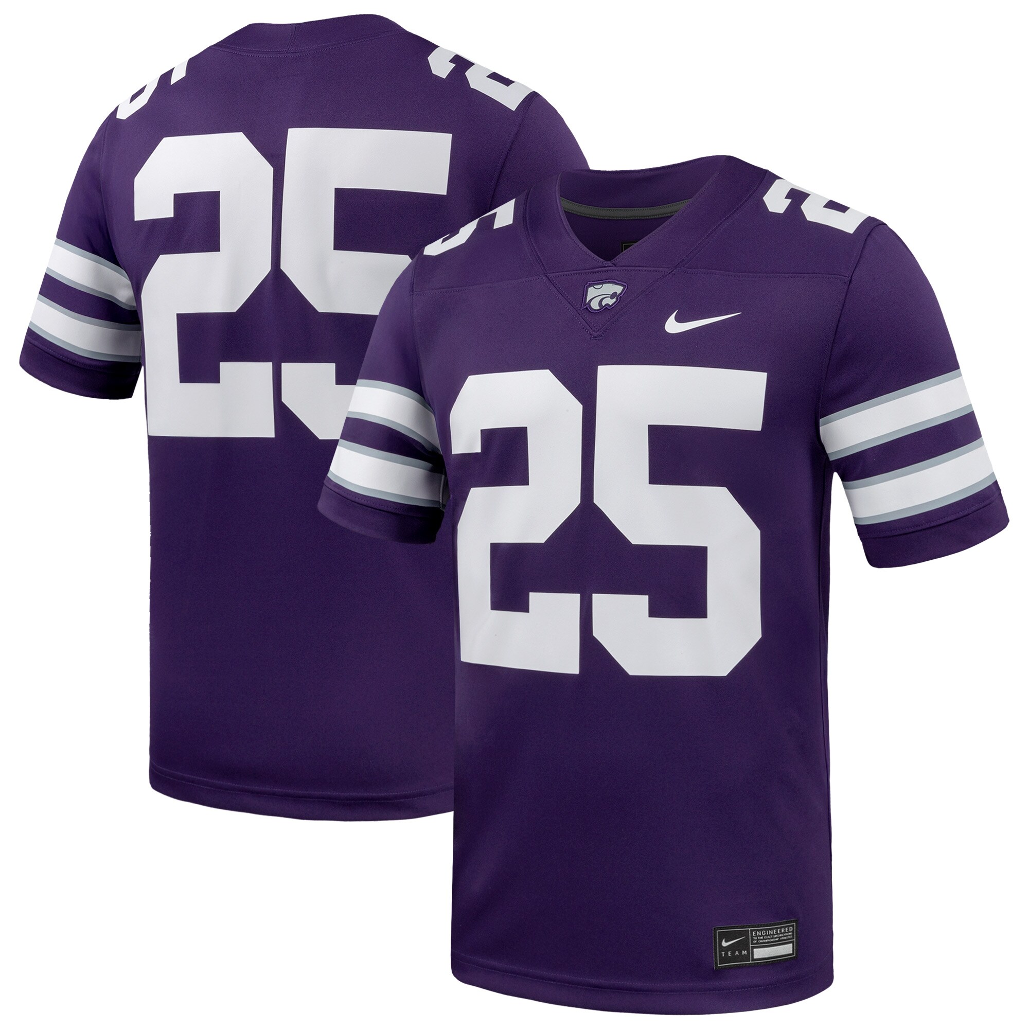 [DDG] Kansas State Wildcats Game Football Jersey - Purple