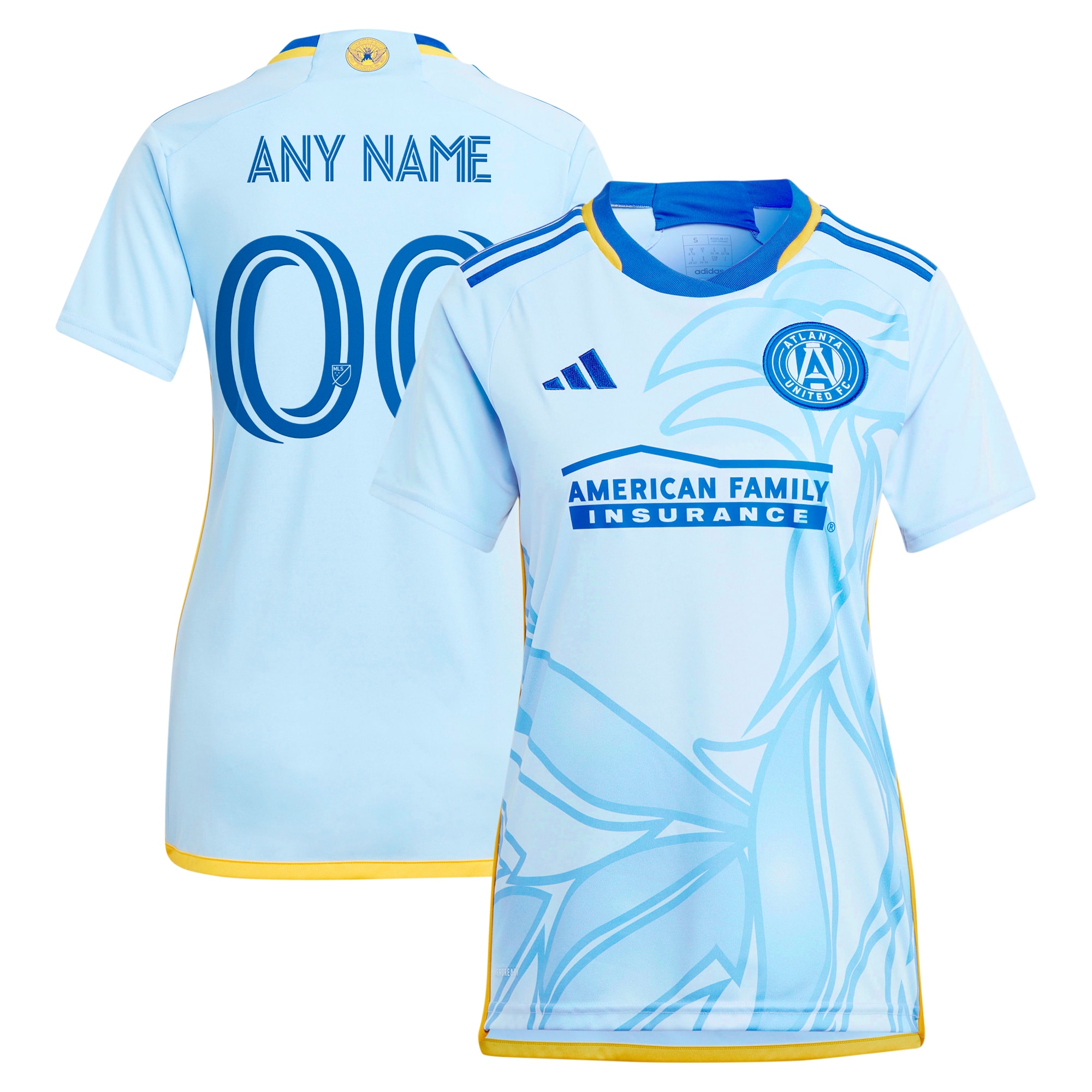 [SJH] Atlanta United FC Women's 2024 The Resurgens Kit Replica Custom Jersey - Light Blue