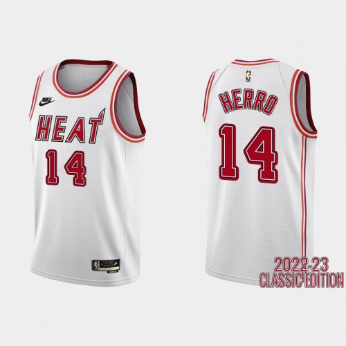 Nike Heat White Miami Heat #14 Jersey - Basketball Jersey